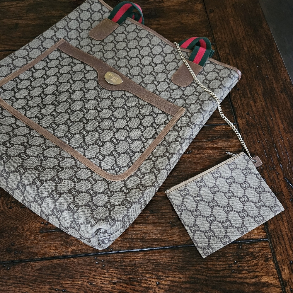 🖤Vintage Gucci Plus Tote with Change Purse - Picture 3 of 12